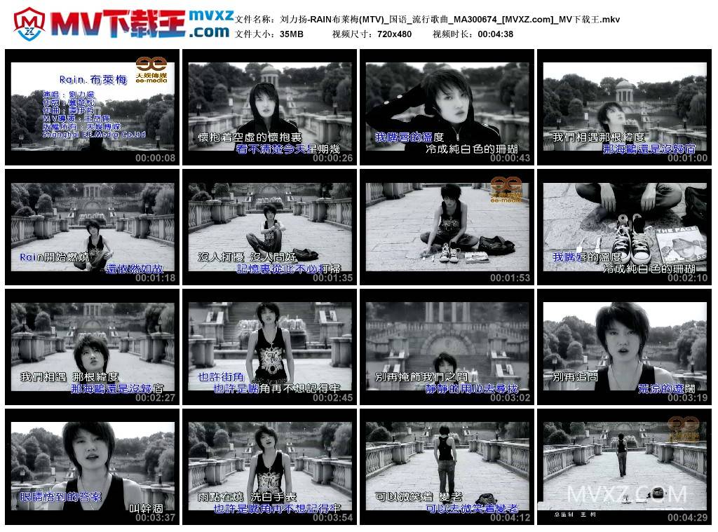 刘力扬-RAIN布莱梅(MTV)_国语_流行歌曲_MA300674